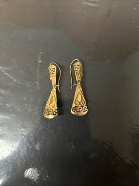 14 Kt Gold  Drop Earrings